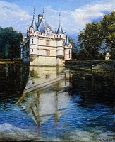 Картина-репродукция без рамки "Аллегорическое представление о замке-корабле, 2006", 60 см х 50 см 15842 артикул 12931b.
